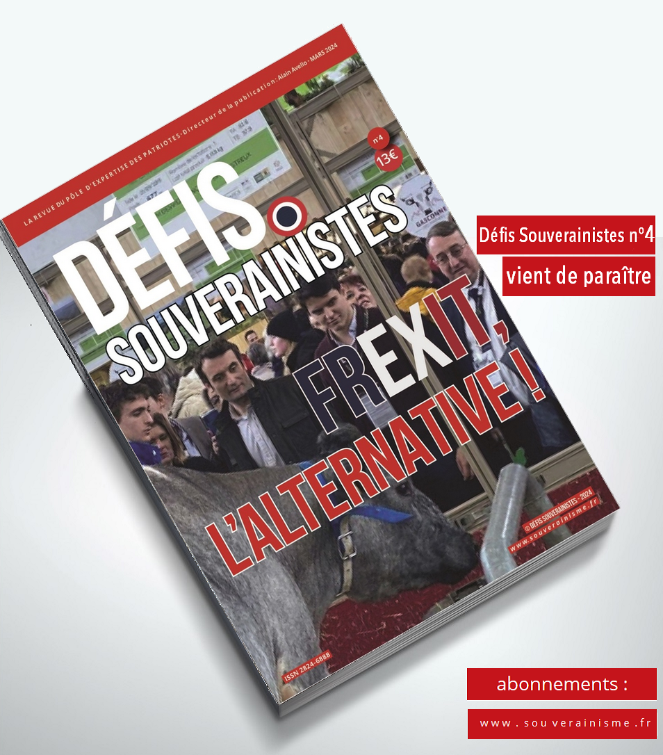 Parution du n°4 de la revue « Défis Souverainistes »