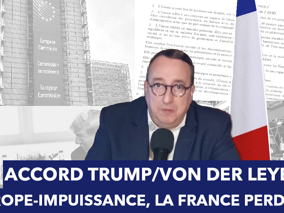 Accord Trump/Von der Leyen – VIDEO (02.08.25)